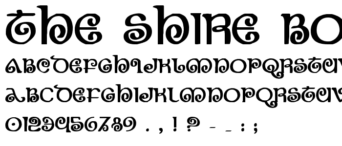 The Shire Bold font